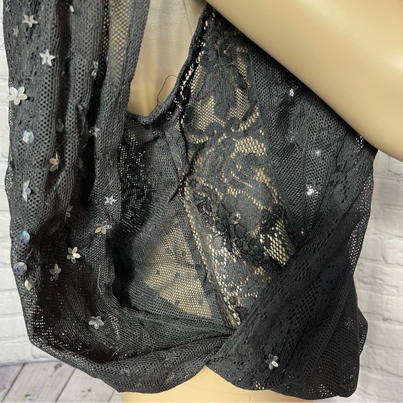 New Free People Summer Shine Black Bodysuit Size S - Picture 11 of 11